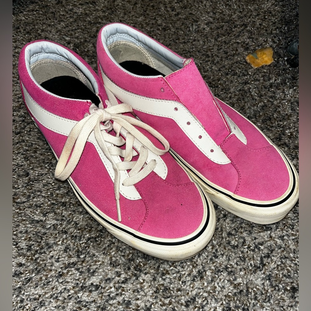 Vans Pink and White ultra cushion sneakers